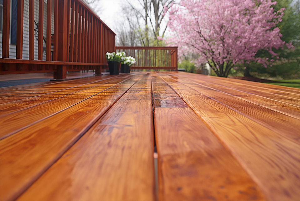 cedar-deck Cedar decking - deck builder in Bethel Park